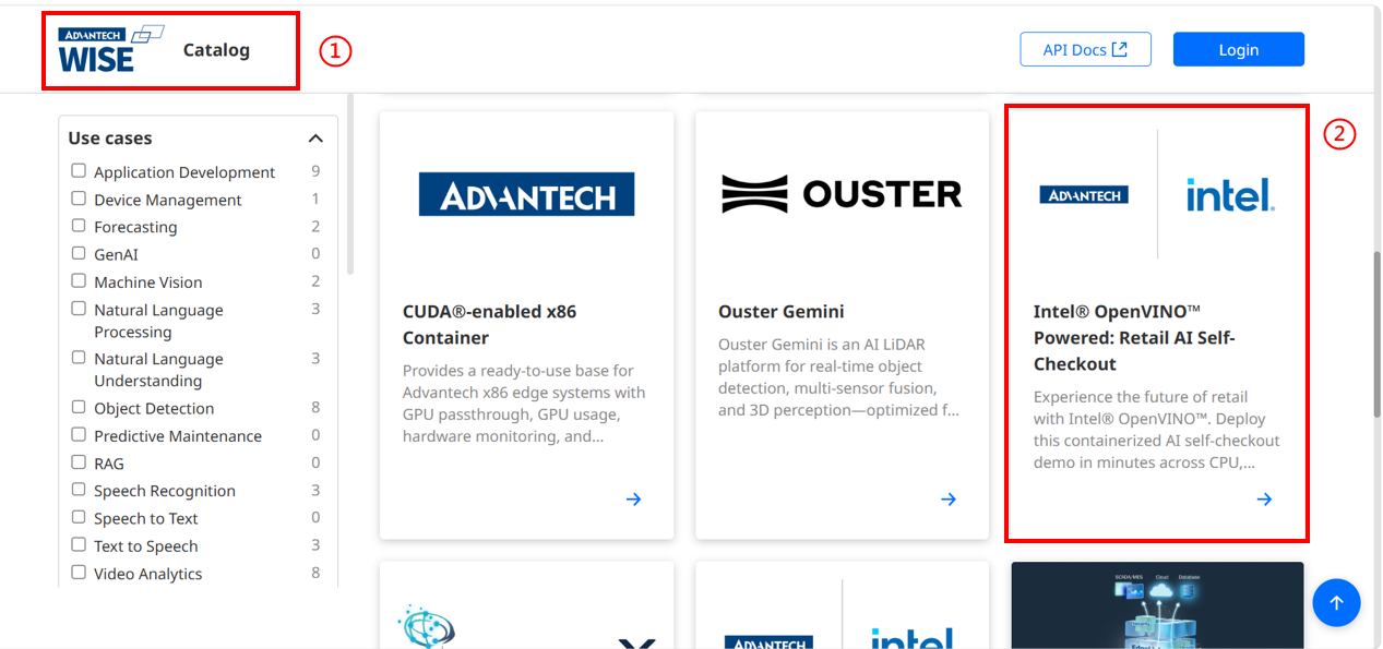 ACC catalog list