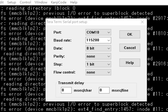 Tera Term tool